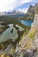 scenic mountain lake in BC Canada