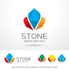 Stone Logo Template Design Vector
