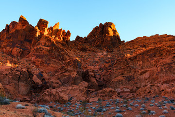 Desert Mountains in Valley of Fire State Park