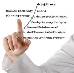 Diagram of Business Continuity Planning Process