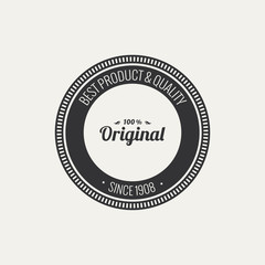 Premium Quality label