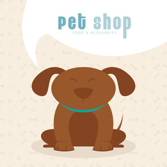 Fototapeta premium Pet shop background