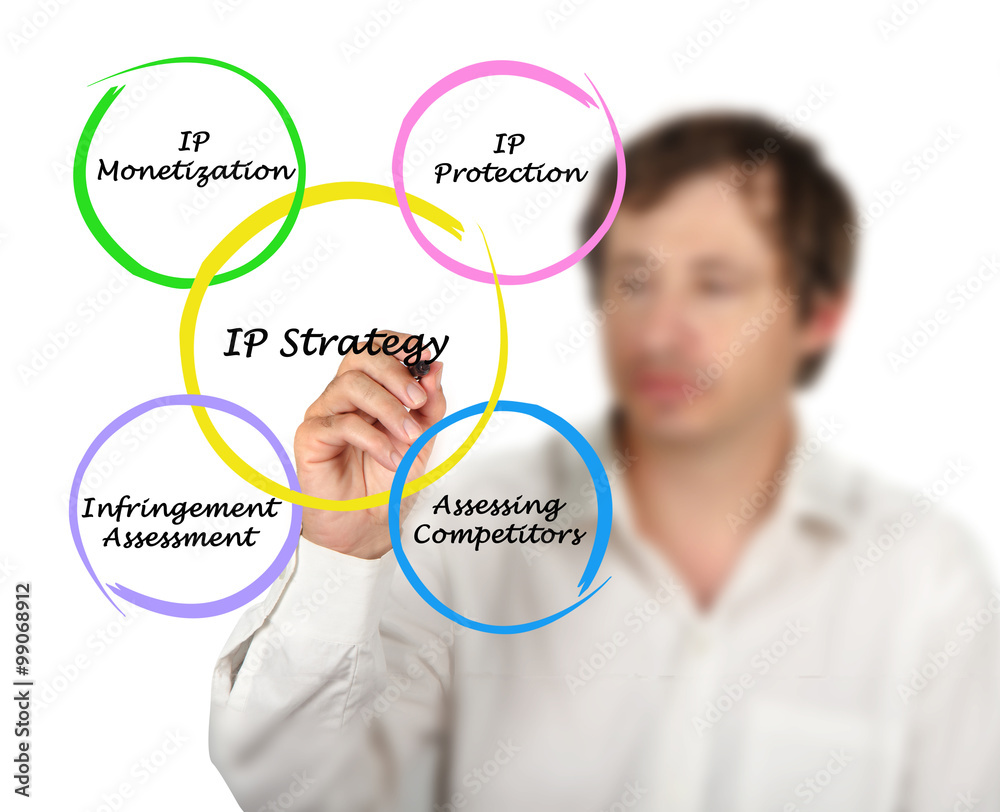 Canvas Prints Diagram of IP strategies