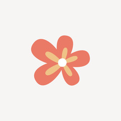 Abstract cute flower