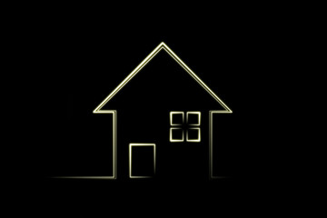 ネオンサインの家