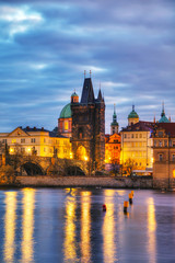Fototapeta na wymiar Overview of Prague