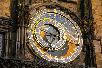 The Prague Astronomical Clock at Old City Hall