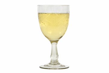 Champagne in a crystal glass
