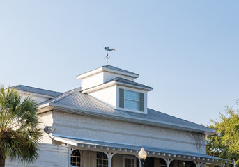 Weather Vane on Metal Cupola