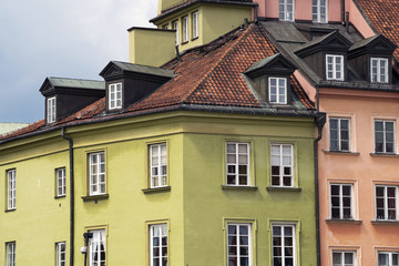 color buildings facades