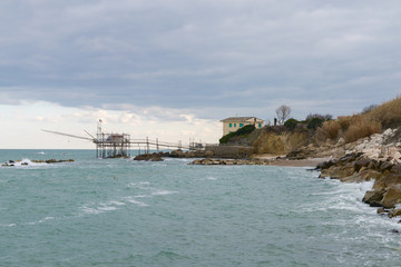 Costa dei trabocchi d'inverno
