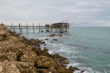 Costa dei trabocchi d'inverno