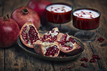 Granatapfel Dessert