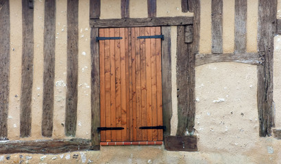 Old window with shutters