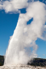 Old Faithful Geyser Yellowstone National Park