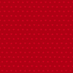 Seamless pattern with hearts background polka dots style, Vector illustration