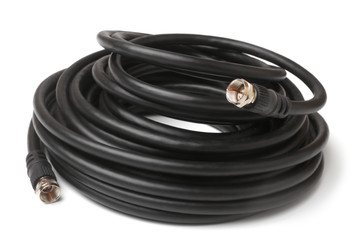 Coaxial cable with connectors