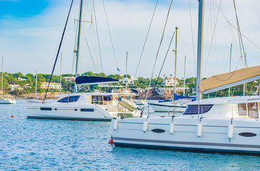 Segelboote Bucht Mittelmeer