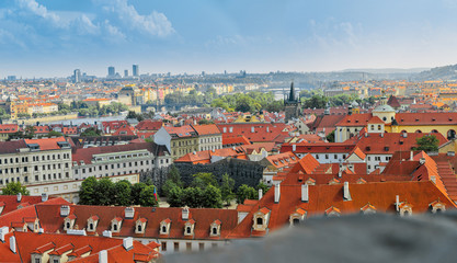 Naklejka na ściany i meble Panorama Prague