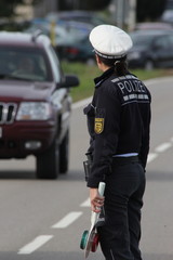 Verkehrskontrolle Polizei BW