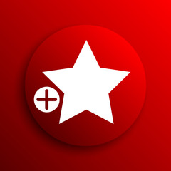 Obraz premium Add to favorites icon