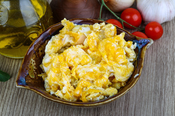 Scrambled eggs