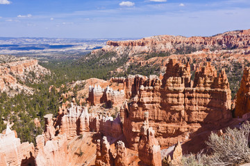 view of bryce canyon national park landscape