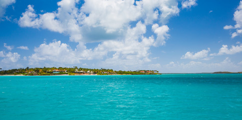 Fototapeta premium View of the islands of the Caribbean .