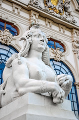 Obraz premium Sphinx in Upper Belvedere Palace in Vienna, Austria