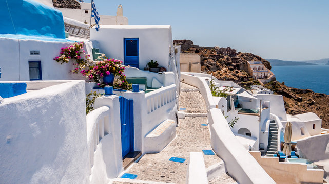 Fototapeta Santorini. Greece