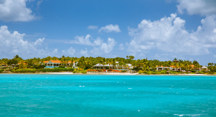 View of the islands of the Caribbean .