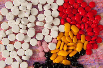 tablet and pills