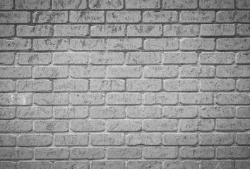 White brick wall texture and background seamless