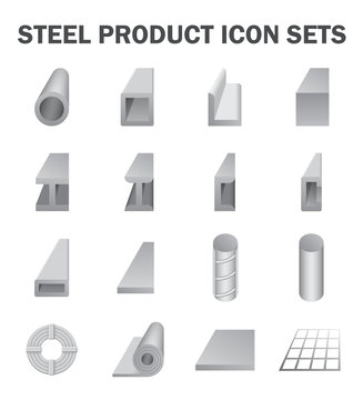 Steel product icon