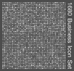 Business icon set