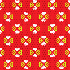 Hearts Pattern Vector.