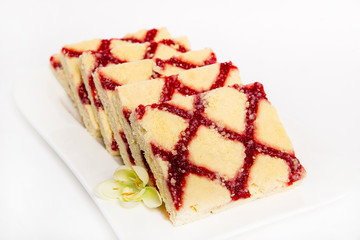 cakes on a plate