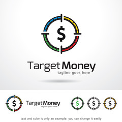 Target Money Logo Template Design Vector
