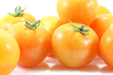 Bright Orange Red Tomato