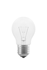 Light bulb isolated on white