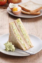 healthy avocado egg sandwich