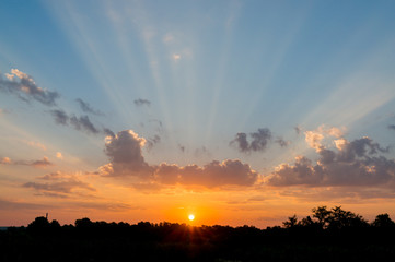 The atmosphere at sunrise