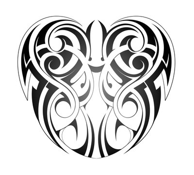 Maory style tattoo