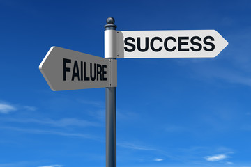 Obraz premium success or failure