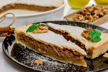 Traditional apple pie