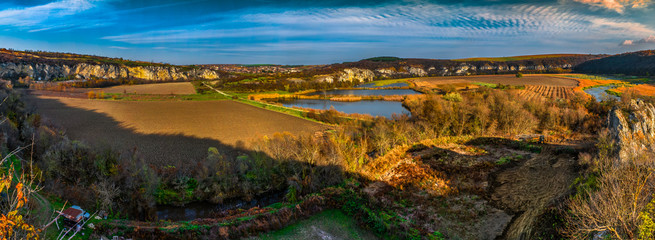 Krasen village, Rusenski Lom canyon, Ruse district, Bulgaria, 15 frame - 2 rows