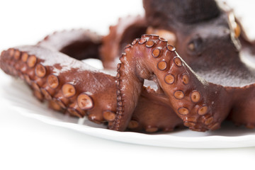 boiled octopus
