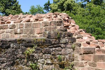 Fototapeta na wymiar Ruines du Château de Fleckenstein Alsace France 
