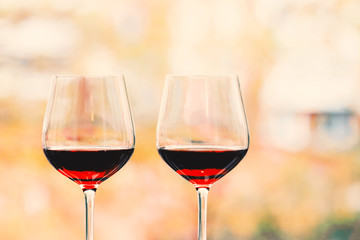 glass of wine