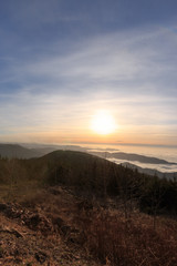 Sonnenuntergang auf der Hornisgrinde